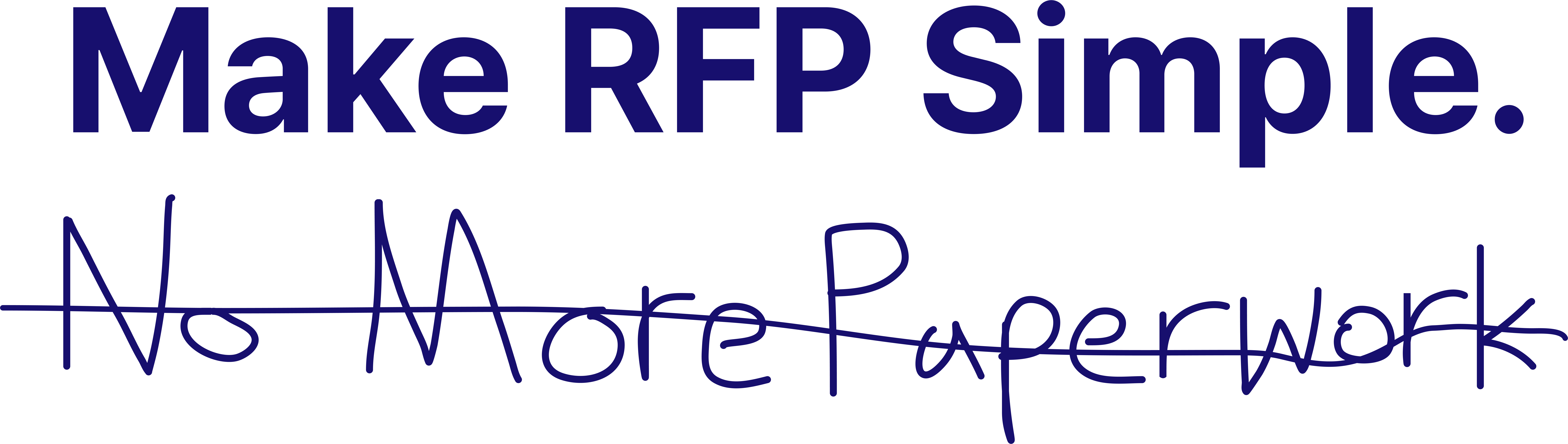 Make RFP Simple. No More Paperwork.